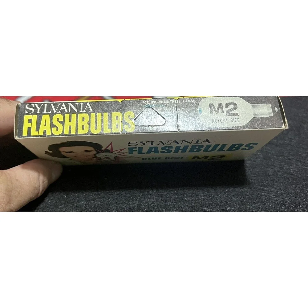 Sylvania Flashbulbs Clear M3 Box of‎ 12 Bulbs